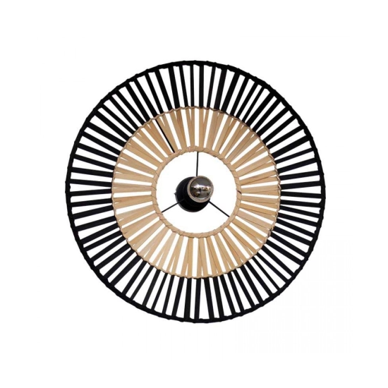 19252 CEILING LIGHT BLACK BAMBOO 1XE7 MAX 40W Zambelis Lights